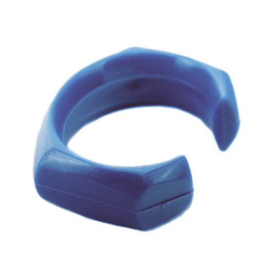 Clip de identificación para Patch Cord Siemon, Color Azul, Bolsa con 25 piezas