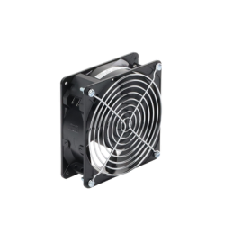 Ventilador Axial Compacto, de 4 Pulgadas, 49 CFM, 115 Vca, De Acero, Color Negro