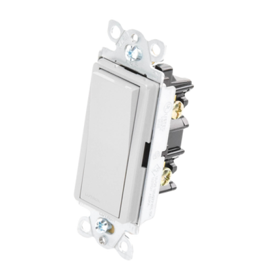 Switch un solo polo 15 Amp GRIS