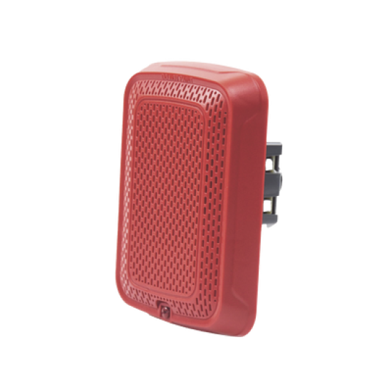 Bocina para Montaje en Pared, Color Rojo, Nuevo Diseño Moderno y Elegante y Menor Consumo de Corriente