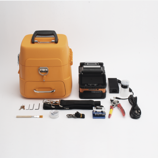 Fusionadora de Fibra Óptica MultiModo y MonoModo / 6 motores / Alineación por Núcleo, Capacitación básica gratuita presencial o virtual.