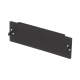 Placa Ciega FAP, Para Reservar Espacio de Uso Futuro en Paneles de Fibra Óptica, Color Negro
