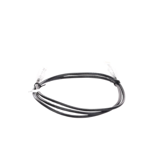 Cable de Parcheo Slim UTP Cat6A - 1 m Negro, Diámetro Reducido (28 AWG)