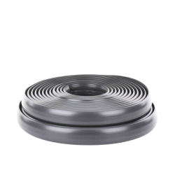 Canaleta flexible color gris de PVC auto extinguible tramo de 2.5m (9300-01253)