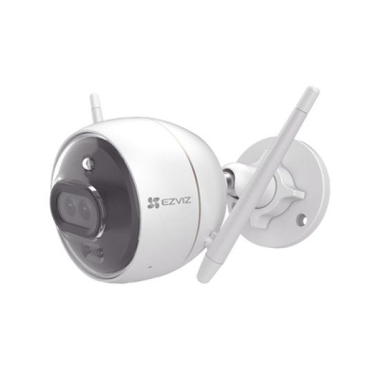 Bala IP 2 Megapíxel / Wi-Fi  / Doble Lente / COLORES EN OSCURIDAD / Deteccion de Personas o Vehículos  / Cruce de Línea / Intrusión a un área / Audio de dos vías / Luz Estroboscópica / Sirena / MicroSD