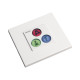 Modulo de 3 Botones iluminados / Alarma / Cancelar y Código Azul / BUS RS485 / Compatible con NX0019/B, NX1021 Y NX0015