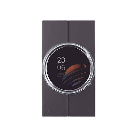 Mini pantalla táctil Hub controlador integrable con sistemas de automatización compatible con múltiples marcas, una entrada de iluminación, 4 botones para escenas. Conexión Wifi