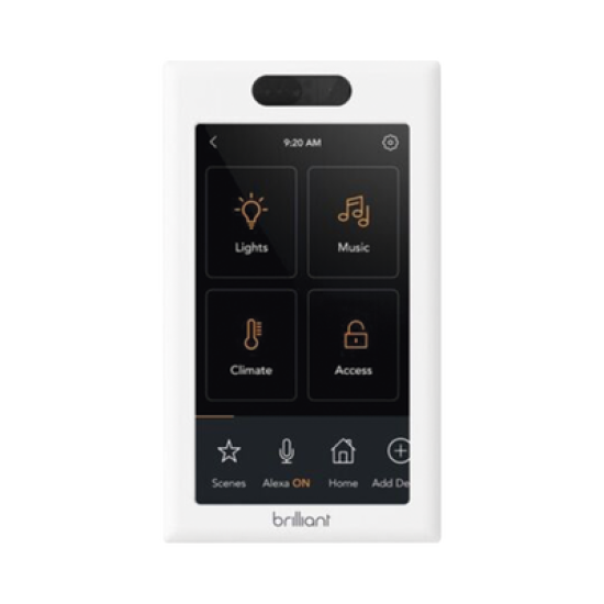 Control de iluminación touch desde su pantalla en pared