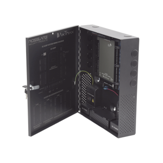 Controlador de acceso para 4 lectoras / Expandible a 56 Lectoras / Compatible con Sistema de Elevadores / 100,000 Usuarios