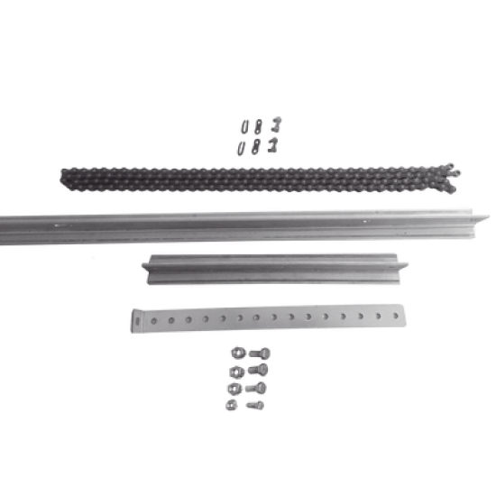 Extensión / Riel tipo T / 1mts.