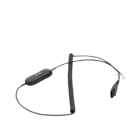 Cable para diademas BIZ1500, BIZ2300 y BIZ2400, para compatibilidad con telefonos AVAYA 96xx/16xx QD a RJ-9 (88001-03) (88001-04) 