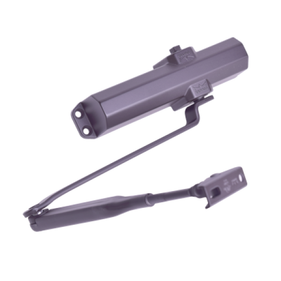 Cierrapuertas Fuerza 4/ Para puertas de hasta 1100 mm de Ancho/ Color Chocolate Oscuro /Certificación UL/ Ideal Puertas Madera