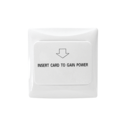 Interruptor de Energía para Habitación de Hotel / Habilita la corriente eléctrica al colocar la llave (tarjeta) de la habitación