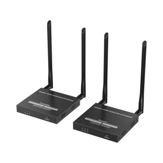 Kit Extensor Inalámbrico | 4K@60Hz | IP Color Stream| Transmisión hasta 50m | Salida Loop | IR |