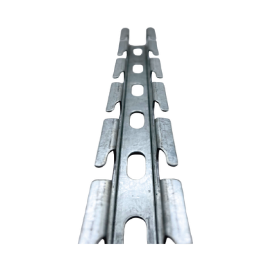 Sujetador Universal Profundo Multiusos, Tramos de 3 metros de largo, Con Acabado Electro Zinc, Complemento Ideal Para la Instalación de Charola Tipo Malla