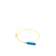 Pigtail de Fibra Óptica SC/UPC Simplex, Monomodo OS1/OS2 XGLO, OFNR, Color Amarillo, 1 Metro