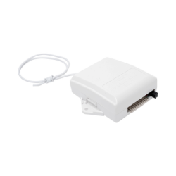 Receptor Universal con conexion directa al Keybus del panel de alarma con relevador auxiliar para abrir puertas de garage o aplicaciones de pulso momentaneo