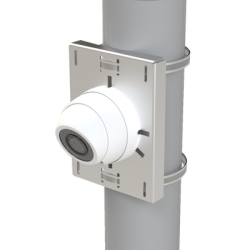 Montaje universal galvanizado para instalación de cámaras en poste 2