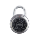 Candado de Combinación / No Requiere Llave / Color Negro.