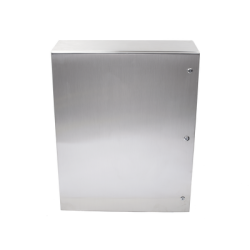Gabinete de Acero Inoxidable IP66 Uso en Intemperie (800 x 1000 x 300 mm) con Placa Interna Galvanizada.