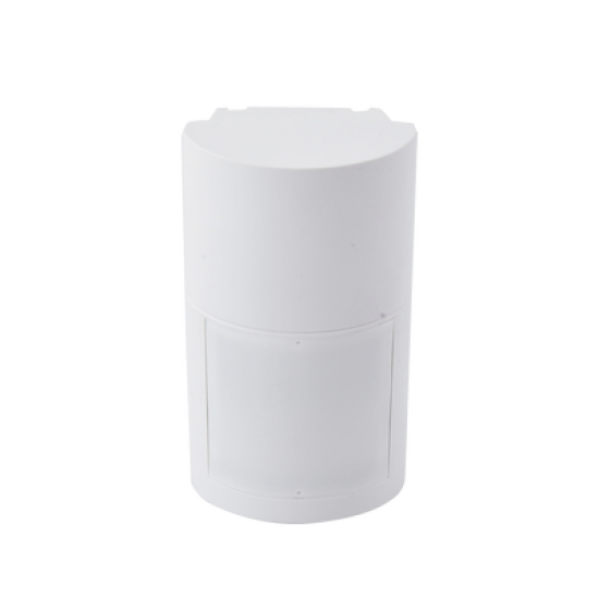 Detector de Movimiento Pasivo / Inalambrico (alimentación) / Altura de montaje 0.8m a 2.7 m  ajustable  / 100% Exterior / Compatible con cualquier panel de alarma