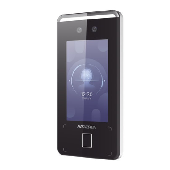 Terminal Min Moe WiFi de Reconocimiento Facial ULTRA RÁPIDO (Exterior IP65) / Hasta 1.5 mts en lectura / Soporta P2P Hik-Connect / 3,000 Usuarios /QR y Videoportero (ambientes de bajo ruido)
