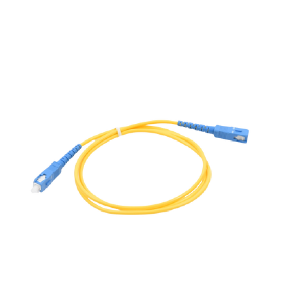 Jumper de Fibra Óptica Monomodo SC/SC Simplex de 1 metro 