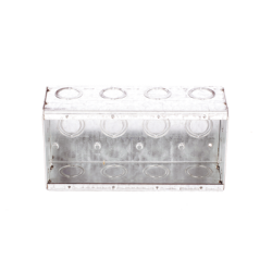 Caja Multigang de 4 Gangs,/ Profundidad de 2-1/2