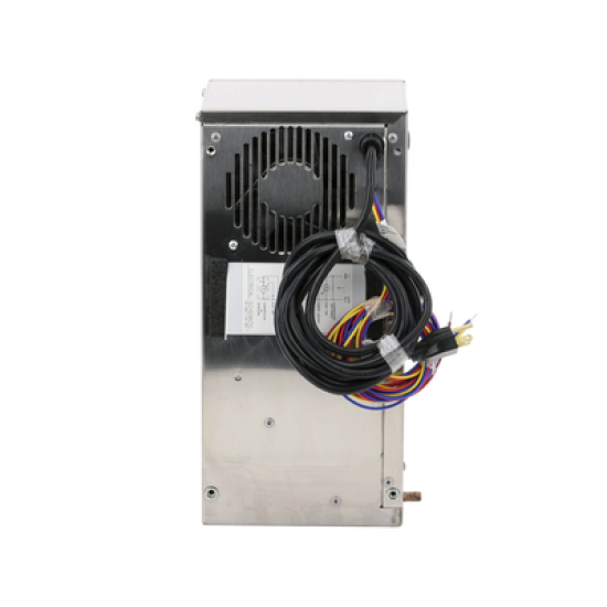 Aire Acondicionado Compacto Para Exterior, Uso en Gabinetes de Telecomunicaciones de Grado Industrial, Frío T15, 800 BTU, 115 Vca, de Acero Inoxidable 304, Color Gris