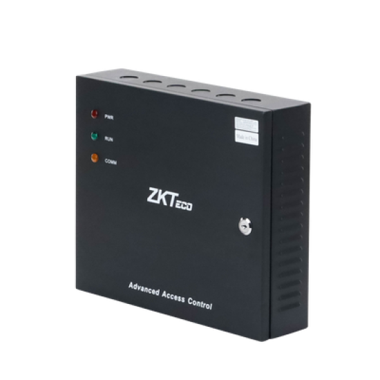 Controlador de Acceso / 2 PUERTAS / Biometría Integrada / Hasta 3,000 Huellas / 30,000 Tarjetas / Incluye Gabinete y Fuente de Alimentación 12Vcc/5A