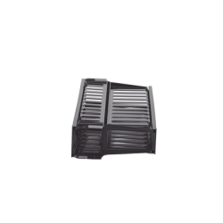 Organizador de Cables Horizontal PatchLink, Doble (Frontal y Posterior), Con Tapa Extendida, Para Rack de 19in, 2UR