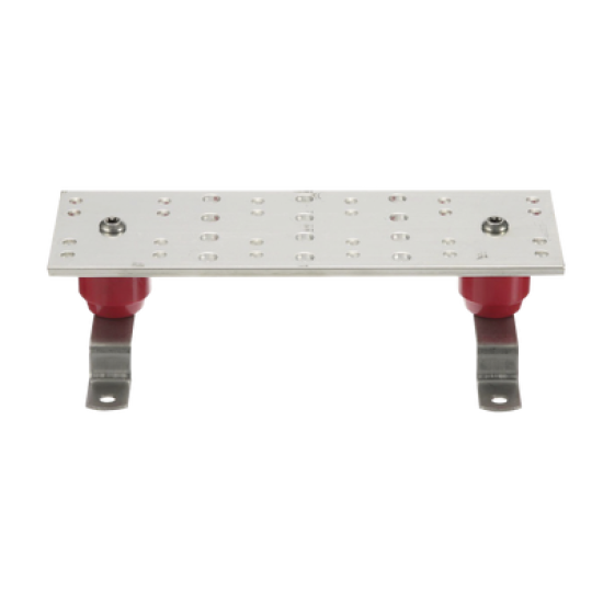 Barra de Puesta a Tierra Principal para Telecomunicaciones (TMGB), de 1/4 in x 4 in x 12 in 