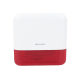 (AX PRO) Sirena Inalámbrica con Estrobo Rojo para Exterior IP65 / 110 dB