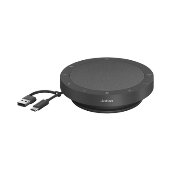 Speak 2 55 MS, Altavoz portátil con micrófono integrado, sonido increíble para conferencias y música, versión MS, Cancelación de eco acústico (AEC) (2755-109)