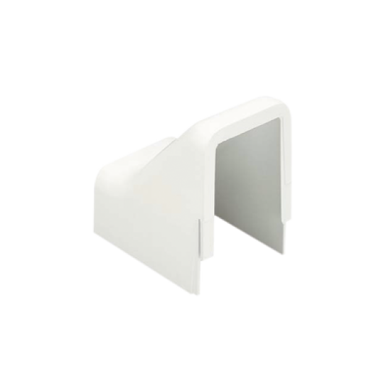 Conexión para techo falso/entrada, para uso con canaleta LD3, material ABS, Color Blanco Mate