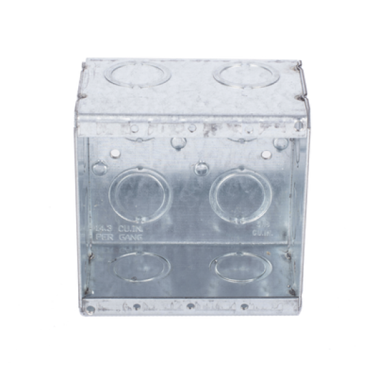 Caja Multigang de 2 Gangs/ Profundidad de 2-1/2