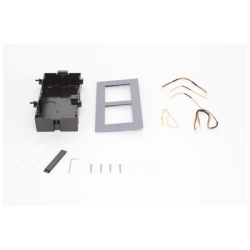 Base de 2 Espacios para EMPOTRAR Módulos de Videoporteros Hikvision