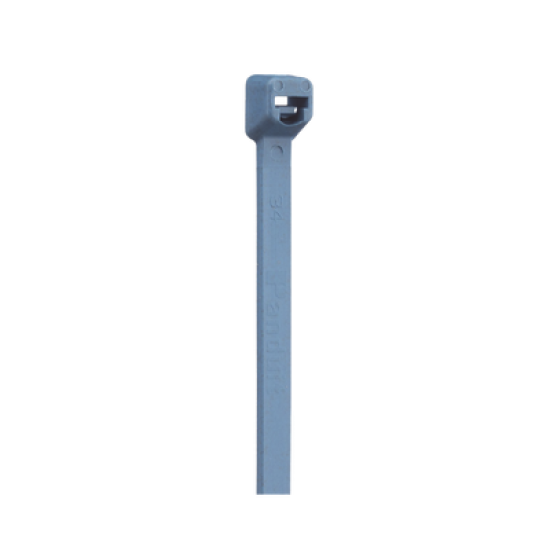 Cincho Pan-Ty™ 203mm Largo x 3.4mm ancho,  Intermedio de Nylon 6.6 y Metal Detectable, Color Azul. 100 Piezas.