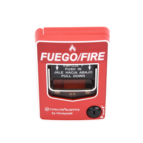 Estación Manual de Emergencia â”‚ Doble Acción, Convencional con Mensaje en Español