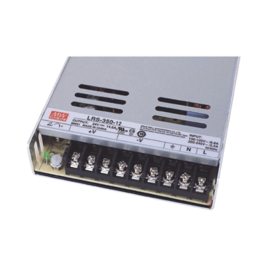 Fuente de Poder Industrial Conmutada 350W de Potencia, 12Vcc, 29A