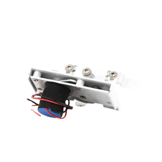 Cerradura eléctrica para puertas corredizas tipo gancho / Abierto en caso de falla.