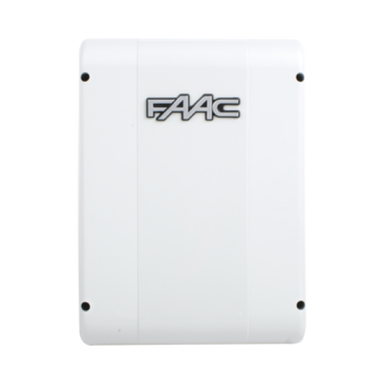 Cuadro de mando FAAC E024S para operadores abatibles  FAAC S418 y FAAC 770N 