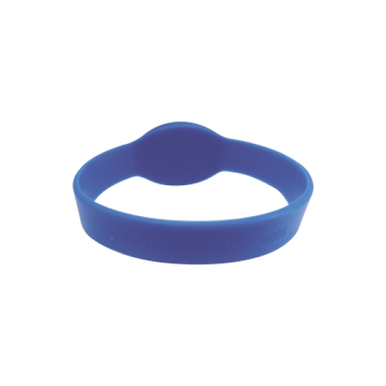Brazalete de PROXIMIDAD  125 Khz (TIPO EM), 65 mm de Diametro, color  azul