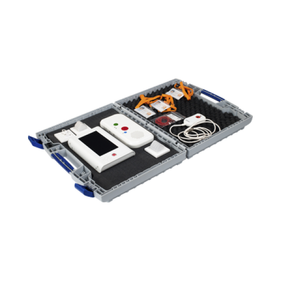 Maletín Funcional Demo Sistema de Llamada Paciente Enfermera IP con Terminales IP y Periféricos