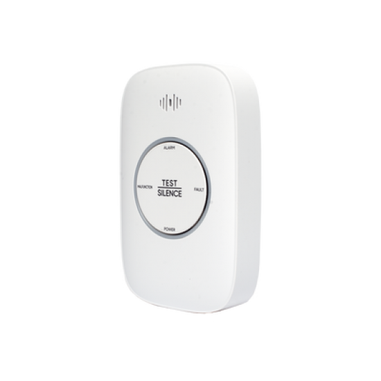 (HikFire)  Detector de Gas LP Propano C3H8 / Alarma Temprana / Salida para cierre de Válvula y/o  activación de Ventilador / Protección IP30 / Alarma de 70dB a 115dB a 1 metro de distancia