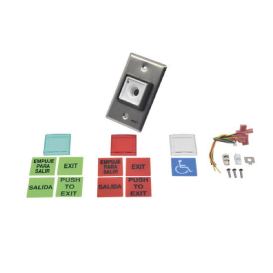 Botón de Salida / MÚLTIPLES Placas/ Luz LED /2 Años Garantia