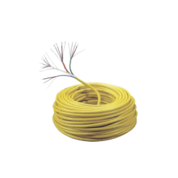 Bobina de Cable de 305 Metros / Color Amarillo / Compuesto por  6 x 22 AWG blindado, 4 x 18 AWG, 4 x 22 AWG, y 2 x 22 AWG / Para Aplicaciones en Control de Acceso