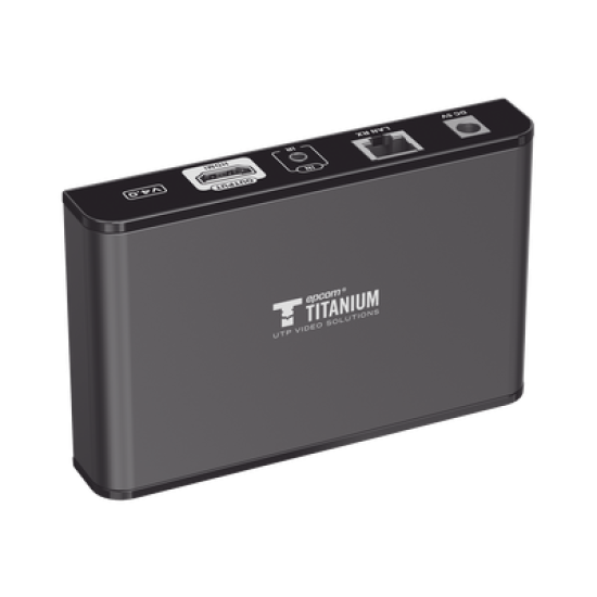 Receptor Compatible para Kits TT-383PRO4.0 / Resolución 1080P@60Hz / Cat 5e/6 / Distancia de 120 m / Control IR / Protocolo HDbitT / Compatible con Switch Gigabit .