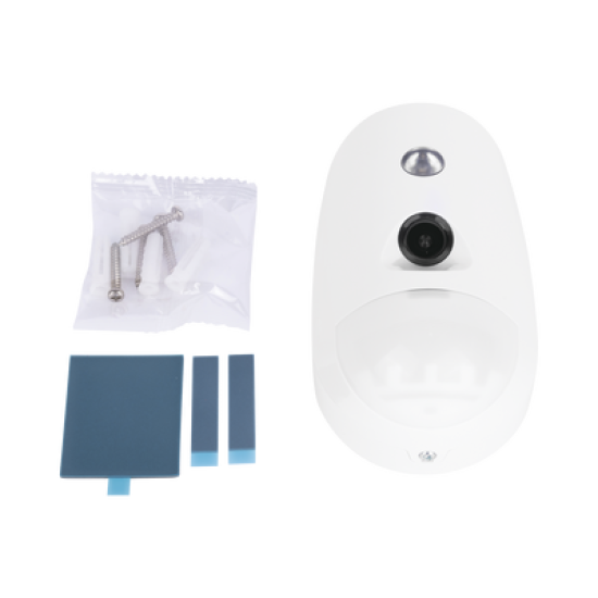 (AX PRO) CÁMARA Inalámbrica + PIR / 6 Años de Batería / Inmunidad a Mascotas / Rango de Detección de 12 mts / Angulo de 85.9° de Cobertura / Uso Interior 