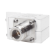 Protector RF Coaxial Para 10 - 1000 MHz de Ceja Frontal y Conectores N Hembra en Ambos Lados, 50 Ω